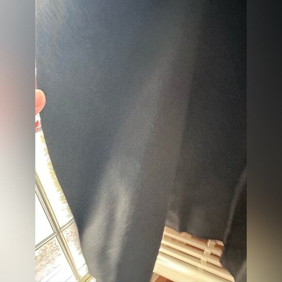 Theory Sileena Women's Coat - Large Black Wool Cashmere Jacket - Picture 7 of 11